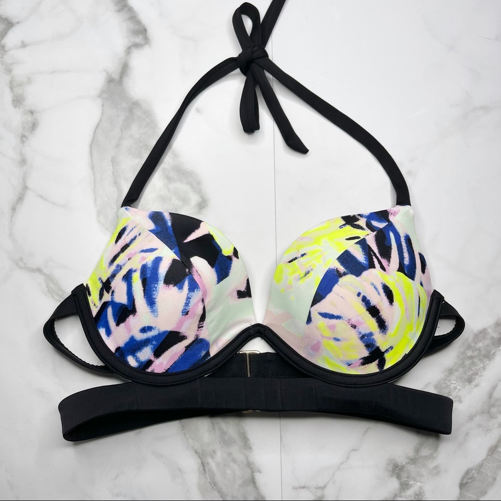 Victoria’s Secret Push Up Bikini Top Multi 34 C